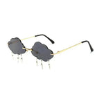 Fashion Trend Cloud Chain Polarized Sunglasses for Women - EX-STOCK Canada