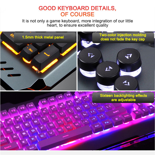 Gaming wired mechanical keyboard EX-STOCK Canada 