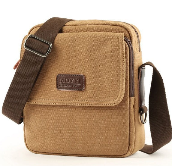Canvas Crossbody Shoulder Bag – Casual Messenger Bag for Men & Women 