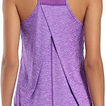 I-shaped Vest Mesh Yoga Sports Running Vest Sleeveless Workout Clothes - EX-STOCK CANADA