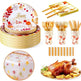 Thanksgiving Disposable Plates And Napkins Party Supplies Tableware Dinnerware Set - EX-STOCK CANADA
