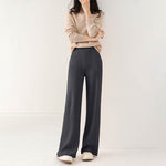 High Waist Casual All-match Knitted Mop Trousers Thickened - EX-STOCK Canada