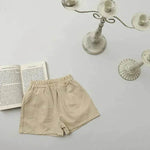 Casual Elastic Capri Pants Girls' Short pant for girls Neutral short pant for kids - EX-STOCK Canada