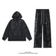 Men's 2 pcs Hoodie set outfit Sweatshirt and Sweatpants - EX-STOCK CANADA