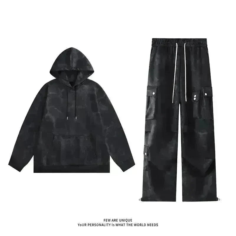 Men's 2 pcs Hoodie set outfit Sweatshirt and Sweatpants - EX-STOCK CANADA
