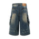 Old Washing Workwear Denim Shorts Men Jeans - EX-STOCK Canada