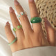 Fashion Transparent Resin Ring - EX-STOCK Canada
