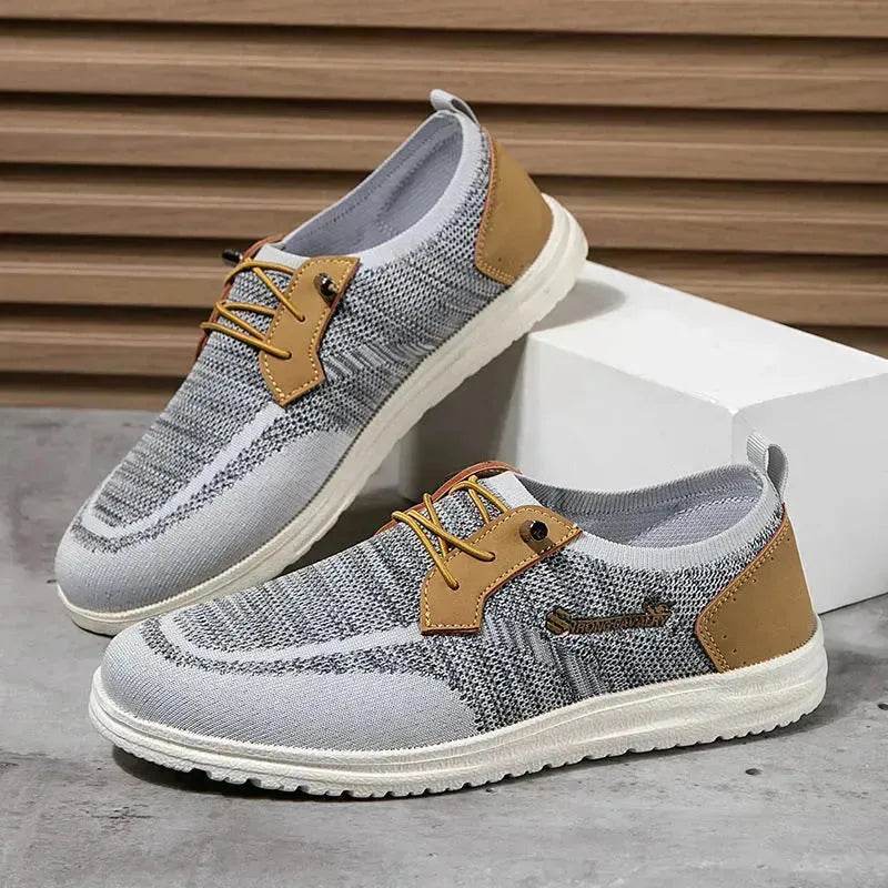 Casual Flat Slip-on Mesh Shoes Lightweight Breathable Loafers Men Walking Running Sports Shoes Sneakers for Men - EX-STOCK Canada