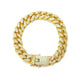 Cuban Bracelet Diamond Cuban Link Chain Hiphop Jewelry - EX-STOCK CANADA
