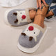 Cotton Slippers Cute Cartoon Indoor And Outdoor Warm Non-slip Comfort And Casual EX-STOCK Canada 