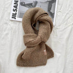 Women's Sweet Version Fleece Solid Scarf Autumn And Winter - EX-STOCK Canada