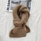 Women's Sweet Version Fleece Solid Scarf Autumn And Winter - EX-STOCK Canada
