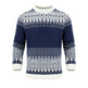 Men's Crewneck Pullover Sweater Unisex Fair Isle Long Sleeve Knitted Sweater - EX-STOCK CANADA