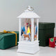 Christmas Candles Light Led Snow Deer Lantern Light Vintage Castle Santa Snowman Hanging Lantern Lamp New Year Party Decoration - EX-STOCK Canada