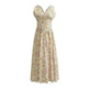 Women's Summer French Seaside Vacation Waist-tight Temperament Midi Skater Dress - EX-STOCK CANADA