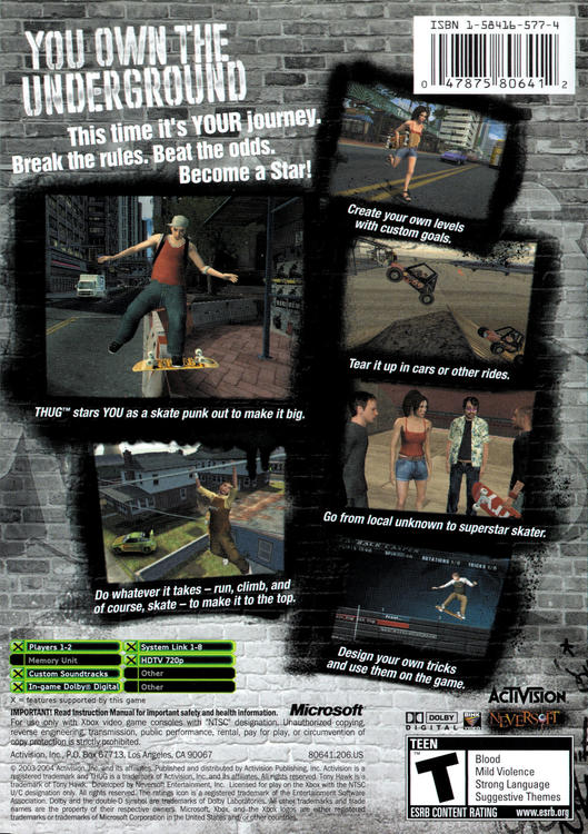 Tony Hawk's Underground 