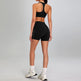 High-intensity Sports Suit Outdoor Running Nude Feel Workout Clothes Slimming High Waist - EX-STOCK CANADA