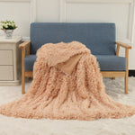 Plush Blanket Double-layer Blanket Multifunctional EX-STOCK Canada 