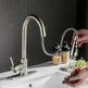 Stainless Steel Brushed Kitchen Sink Faucet with Sprayer - EX-STOCK CANADA