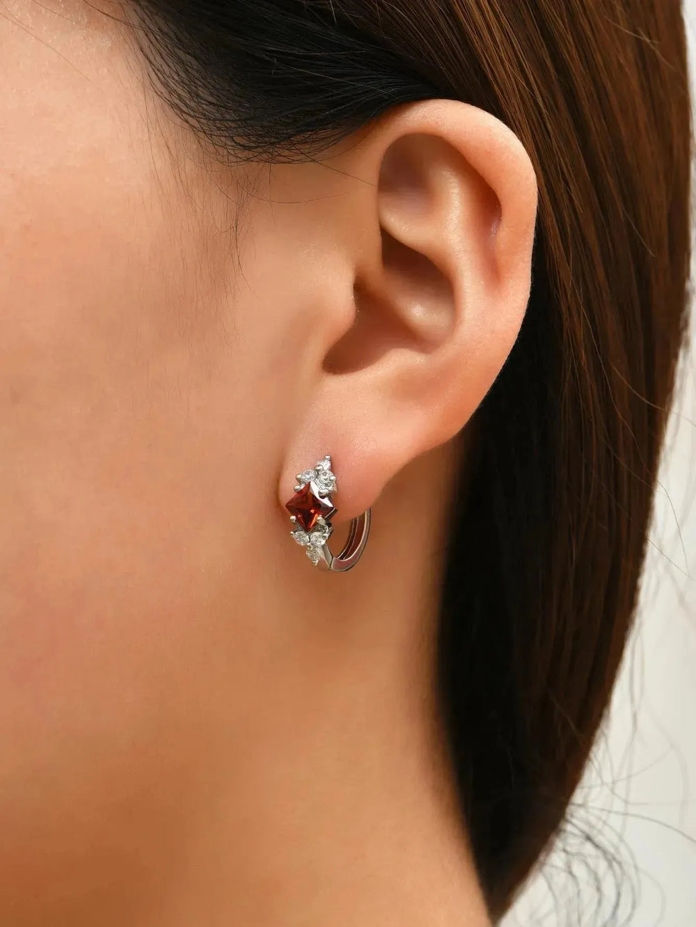 European And American Personalized Square Zircon Earrings - EX-STOCK CANADA