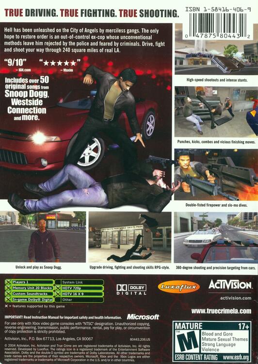 True Crime: Streets of LA [Platinum Hits] 