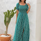 Elegant Off shoulder Spring Summer Maxi dress Slit Chiffon maxi dress for Beach vacation resort travel - EX-STOCK Canada
