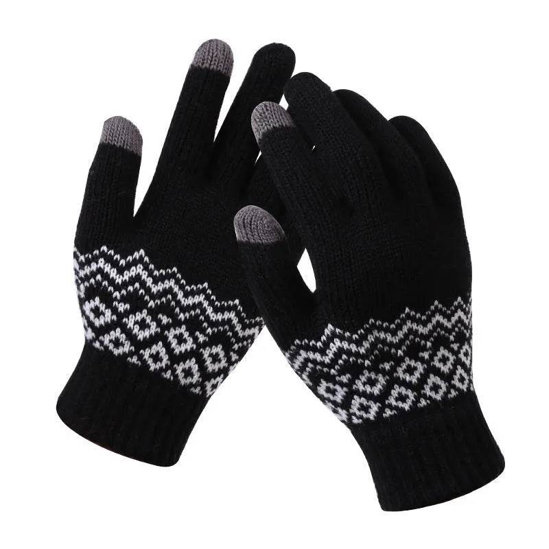 Couple knitted gloves touch screen gloves - EX-STOCK Canada