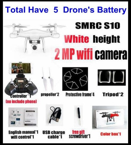 Sales Promotion WiFi 2MP Camera With S10 SMRC FPV Quadcopter Drone Helicopter UAV Micro Remote Control Toy RACER KIT Aircraft EX-STOCK Canada 