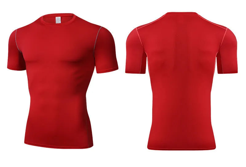 Men's Basketball Sports Tight Short-sleeved Workout Clothes - EX-STOCK CANADA