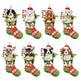 Christmas Stockings Christmas Tree Decorative Socks Dog Pendant Creative Cute - EX-STOCK CANADA