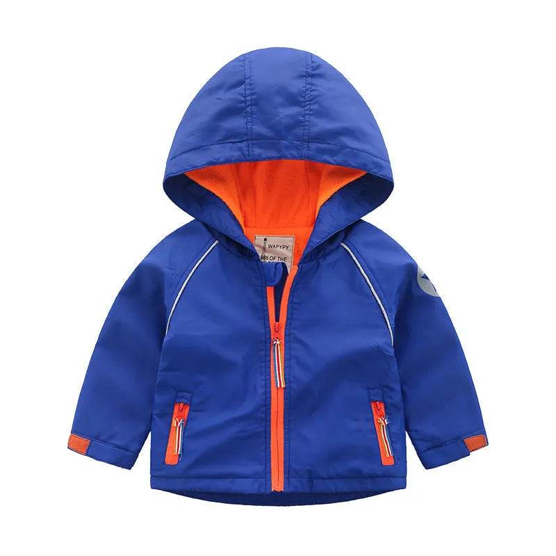 Boys' Hooded Autumn Clothing Children's Fleece Jacket - EX-STOCK Canada