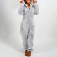 Women Polar Bear Winter hooded pajamas Jumpsuit Lounge wear Sleep wear - EX-STOCK Canada