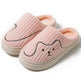 Striped Cat Slippers Indoor Couple Non-slip Floor Bedroom Slipper Winter Warm Plush House Shoes Women Men - EX-STOCK Canada