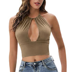 Summer Halter neck Tank top Vest women - EX-STOCK CANADA