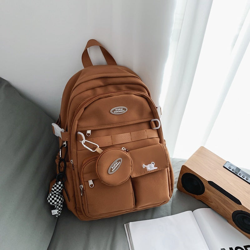 High School And College Student College Style Computer Bag Couple Backpack EX-STOCK