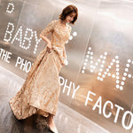 Women's Long Chinese Style Toast Dress For Dinner EX-STOCK Canada 