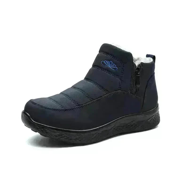 Winter Women's Cotton-padded Thick fleece lined Ankle Snow Boots - EX-STOCK CANADA