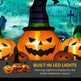 Outsunny 73L Inflatable Halloween Decoration,5 Pumpkin, Blow Up Outdoor LED Yard Display, Waterproof - EX-STOCK Canada