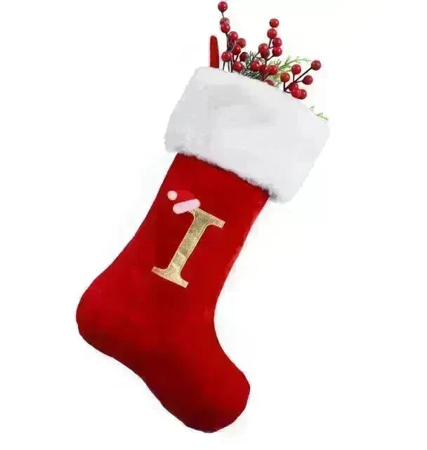 Christmas Letter Christmas Stockings Decorative Pendant - EX-STOCK CANADA
