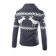 Men's fawn Deer Button Christmas cardigan sweater - EX-STOCK Canada