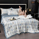 Printed Washed Tencel Summer Cooling Duvet Four-piece Set EX-STOCK Canada 