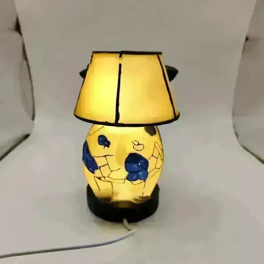 Beautiful Cow Table Lamp Bedside Table Lamp With USB Bedside Lamp For Living Room Bedroom Dormitory Bra Ornament - EX-STOCK CANADA
