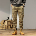 New Retro Ankle-tied Loose Overalls Versatile Casual Cargo Pant men - EX-STOCK Canada