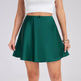 Boutique Mini Satin Skirt High Waist Elastic Solid Color flared skirt - EX-STOCK Canada