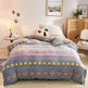 Plush Thick Snowflake Duvet Cover Single Piece Flannel EX-STOCK Canada 