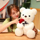 New Lovely Hug Roses Teddy Bear Stuffed Soft Animal Dolls Nice Birthday Gift Girlfriend Valentine's Day - EX-STOCK Canada