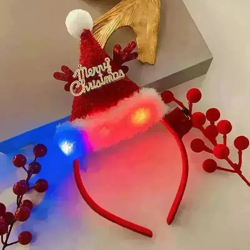 Christmas With Light Headband Snowflake Women's - EX-STOCK CANADA