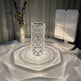 Nordic Crystal Lamp USB Table Lamps Bedroom Touch Dimming Atmosphere Diamond Night Light Rose Projector Lamp Decor - EX-STOCK CANADA