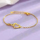 Heart-shape Bracelet Fashion Jewelry Versatile Love Bracelet Gift For Girlfriend Valentine's Day - EX-STOCK CANADA