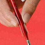 Gouache Oil Painting Watercolor Hand-painted Crochet Pen Paint Brush Miniature and Micro Detail Paint Brush, Triangular Grip Handles Art Brushes For  Acrylic Painting - EX-STOCK CANADA